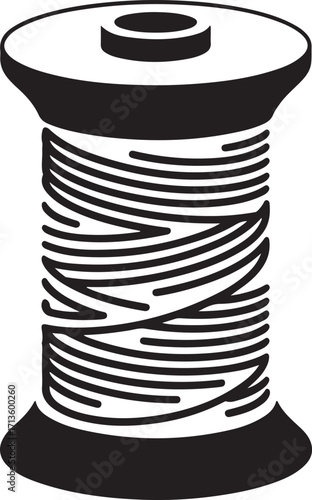 Illustration of thread on spool