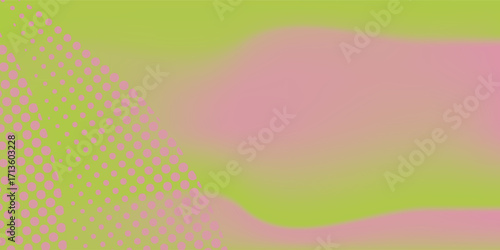 Yellow-green  light-pink background art modern nice illustration
