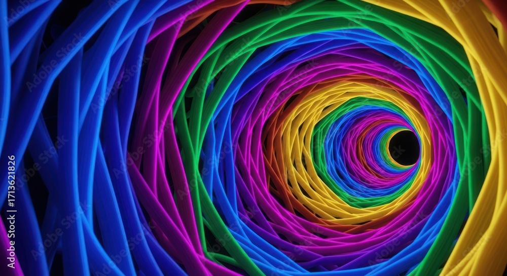 Fototapeta premium abstract colorful background with colorful round patterns 