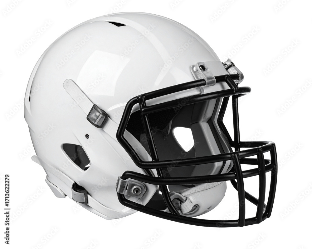 Fototapeta premium American football helmet isolated on transparent background