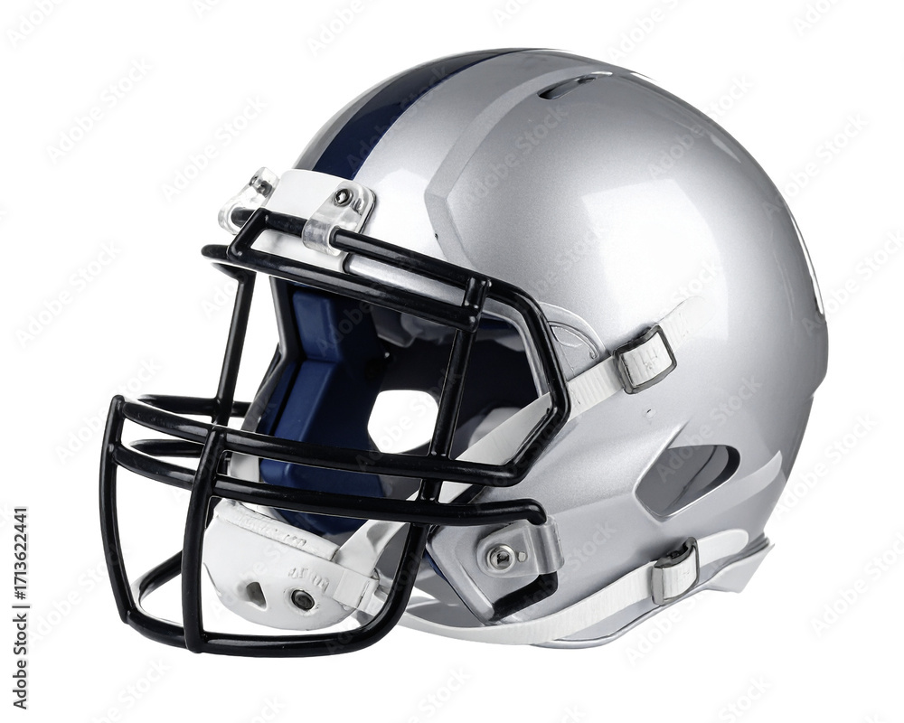 Fototapeta premium American football helmet isolated on transparent background