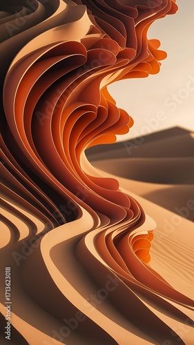 A Desert Scene With A Sand Dune fit vista backbone gumption moxie shot setting panorama