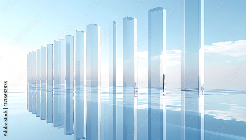 Obraz premium 水の背景素材