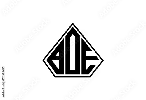 Free Download BDE Custom Monogram Logo Design. - GFXLoad