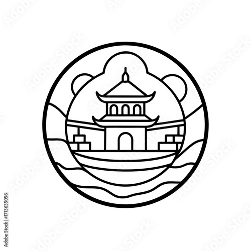cultural immersion icon isolated on white