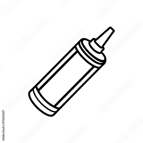 glue stick icon isolated on white