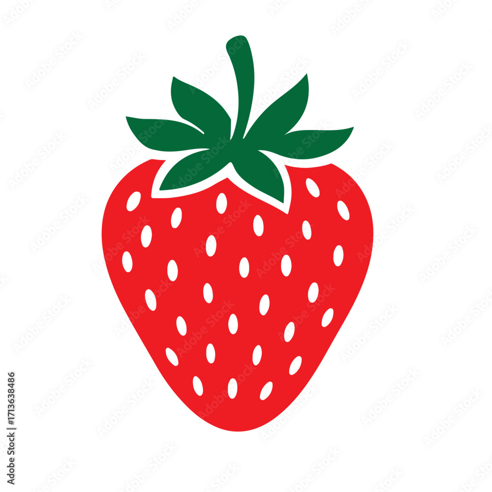 Obraz premium strawberry isolated on white background