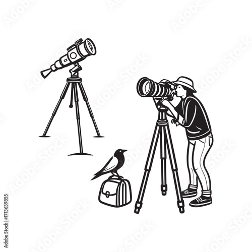 High quality professional icons idol vector silhouette on white background