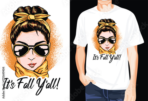 Fall you all t-shirt design
