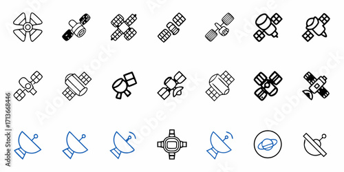 Illustration of various fire related icons including flames wood and fire pits in a simple outline style
