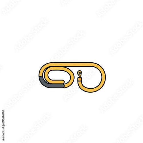 Gold eyeglass frame with a dark arm for fashion or vision care designs, optometrist websites, or eyewear product placements.