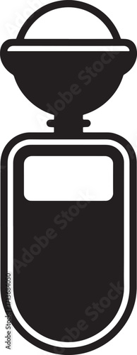 Juice Extractor Silhouette Vector Illustration for Healthy Lifestyle and Kitchen Appliance Designs