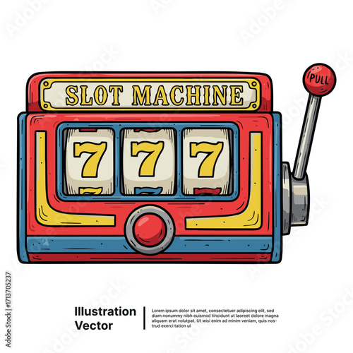 Winning Jackpot A Classic Slot Machine with Three Lucky Sevens for Gamblers Delight
