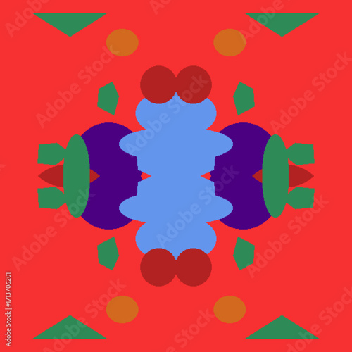 EPS allover design for dizital textile graphic designers with high quality