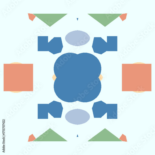 EPS allover design for dizital textile graphic designers with high quality