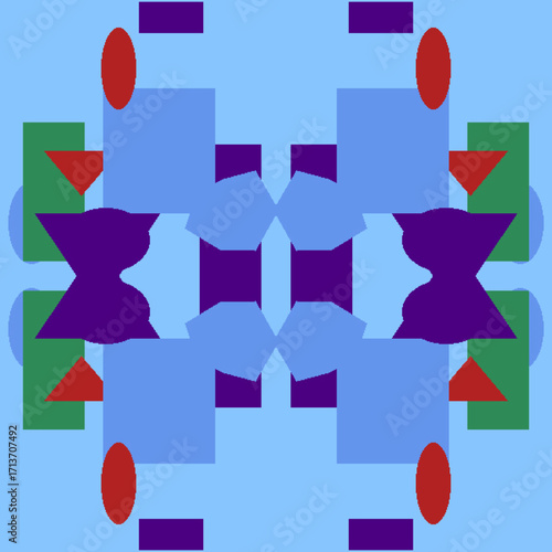 EPS allover design for dizital textile graphic designers with high quality