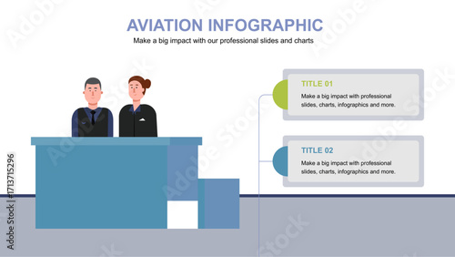 Aviation Professionals Infographic Presentation Slides