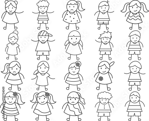Children Drawing Doodle 