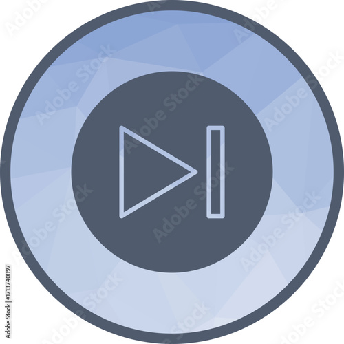 Next Track icon vector image. Suitable for mobile apps, web apps and print media.
