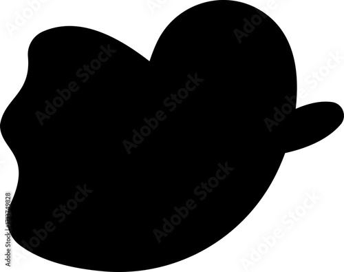 Abstract Halloween Ghost Silhouette