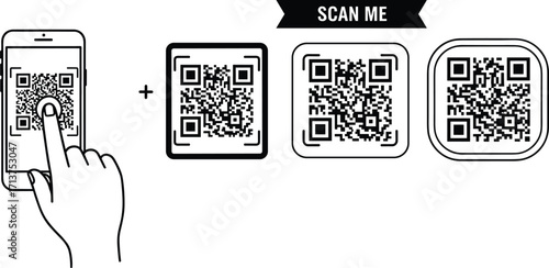 QR code scanning, smartphone scan, digital technology, mobile phone, barcode read, scan me, digital access, quick response, modern tech, online link, app usage, wireless connection, instant data