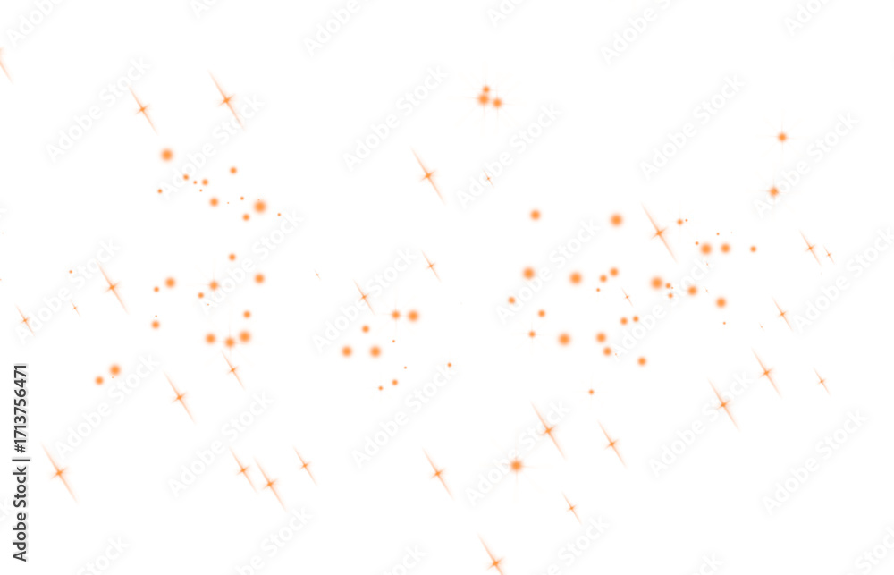 spark sparkling flare, sparkle shiny, glow light abstract magical effect on transparent background.	