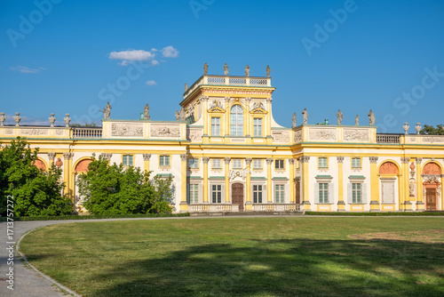 Wallpaper Mural Warsaw, Poland, Wilanow palace, Majestic palace with vibrant yellow facade and lush greenery, showcasing architectural beauty and historical legacy, perfect for travel and exploration themes Torontodigital.ca
