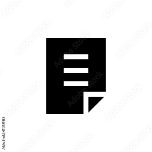 File Icon for Document and Data