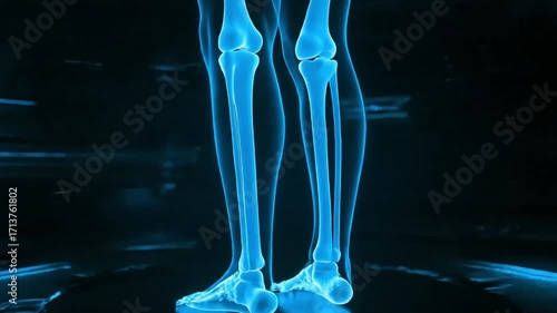 X-ray Scan of Human Legs Bones