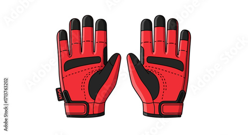 Vector illustration Gloves Protective Gear for Enhanced Grip and Dexterity