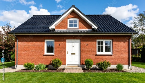 Wallpaper Mural Small brick house exterior Torontodigital.ca