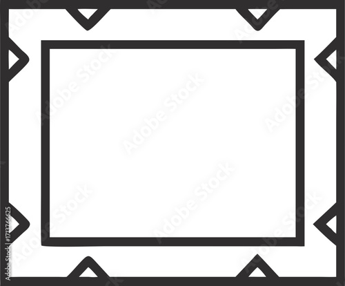 blank photo frame