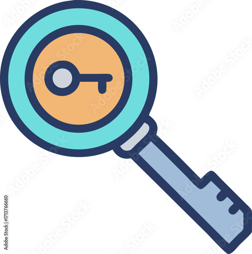magnifying glass searching
