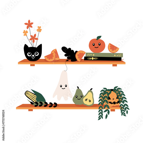Cute halloween card