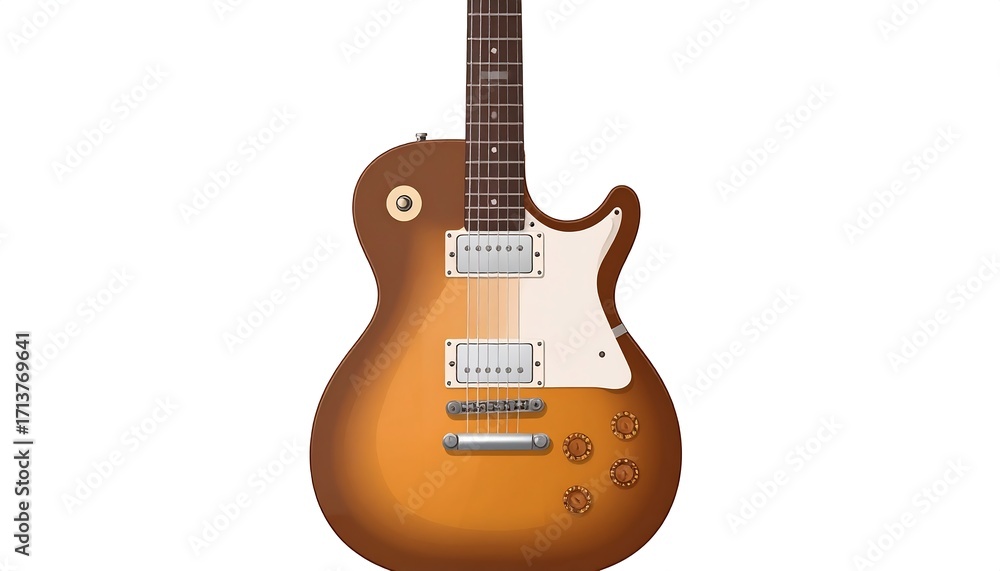 Fototapeta premium Electric guitar illustration