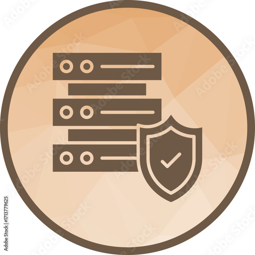 Secure Server icon vector image. Suitable for mobile apps, web apps and print media.