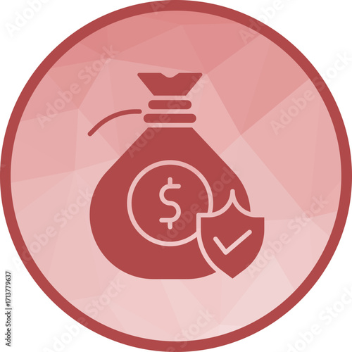 Secure Money icon vector image. Suitable for mobile apps, web apps and print media.