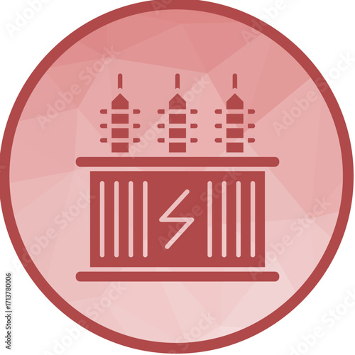 Transformer icon vector image. Suitable for mobile apps, web apps and print media.