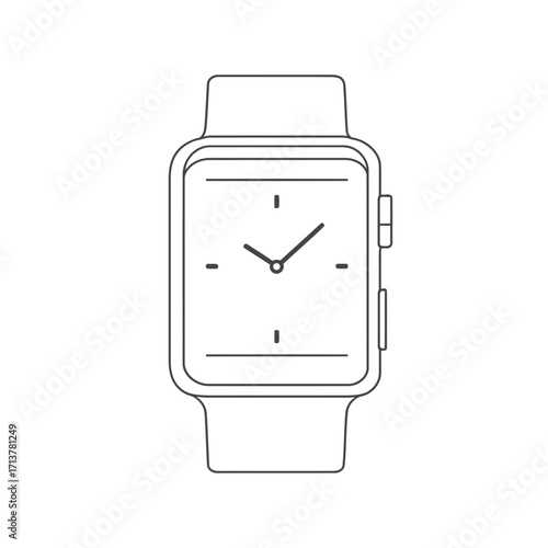 A black and silver metal wristwatch with an accurate dial and hands for men's business luxury