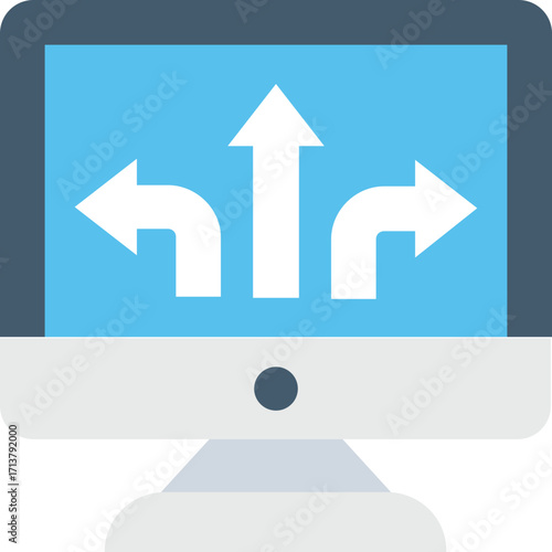Geolocation Icon - Clean Navigation Map Symbols