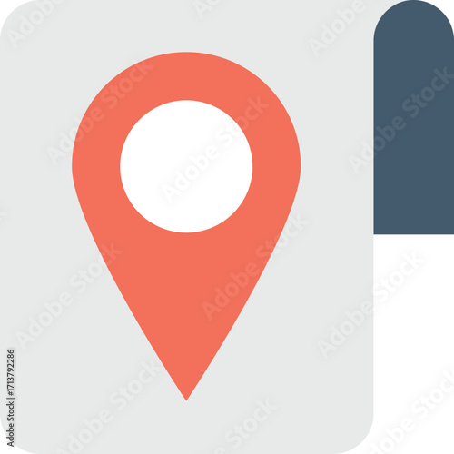 Geolocation Icon - Clean Navigation Map Symbols