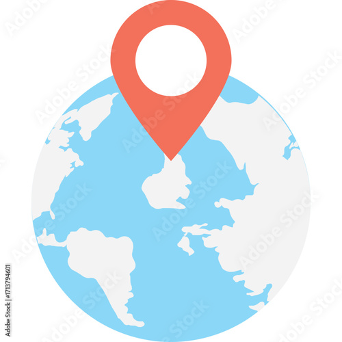 City Navigation Icon - Urban Map and Positioning Symbols