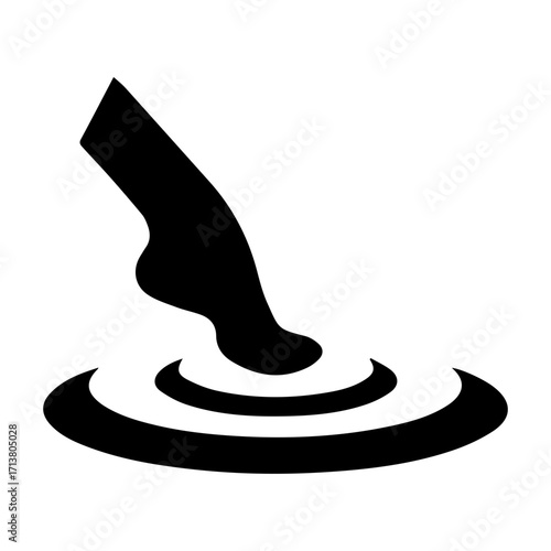 Foot In Water Icon