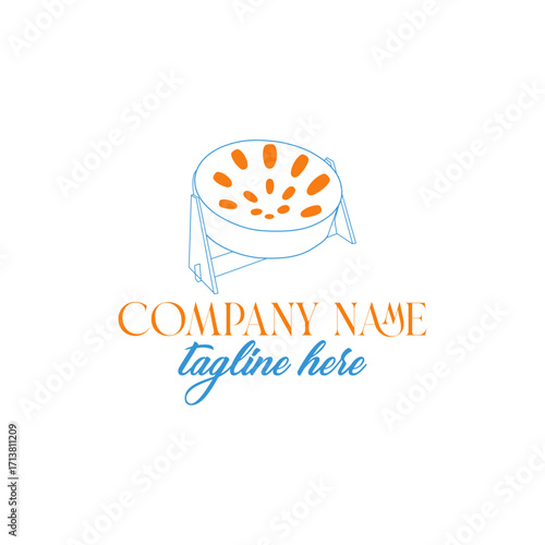 Steelpan Drum Logo Company Branding