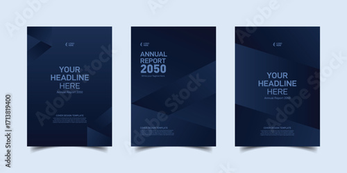 Modern vector business card template featuring a corporate layout and clean design elements, Corporate annual report cover design