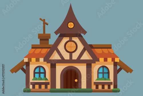 vector illustration of a house