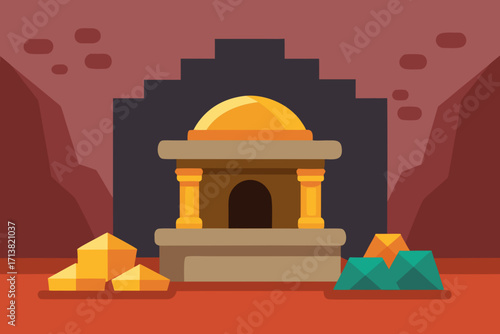 vector illustration of mosque