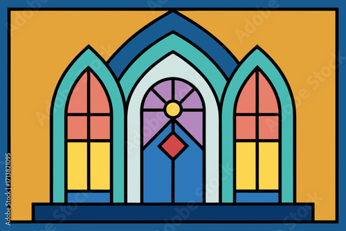 stained glass window