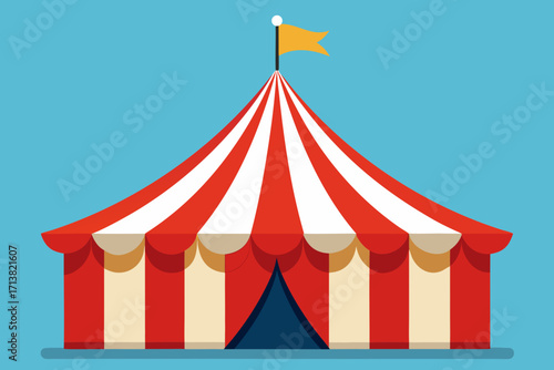 circus tent vector illustration