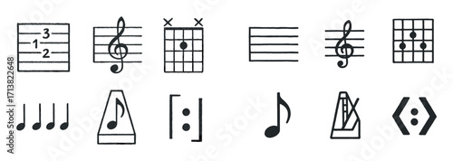 Guitar Lesson Icons